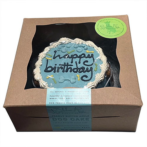 Dog Birthday Cake: Blue Cake Shelf Stable for Dog Gifts - premium dog treat from Purrfect Pet Kingdom