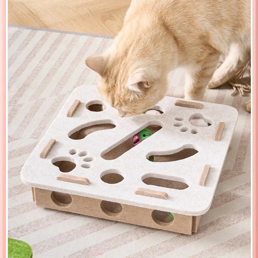 Cat Toy Fun Box Interactive Puzzle