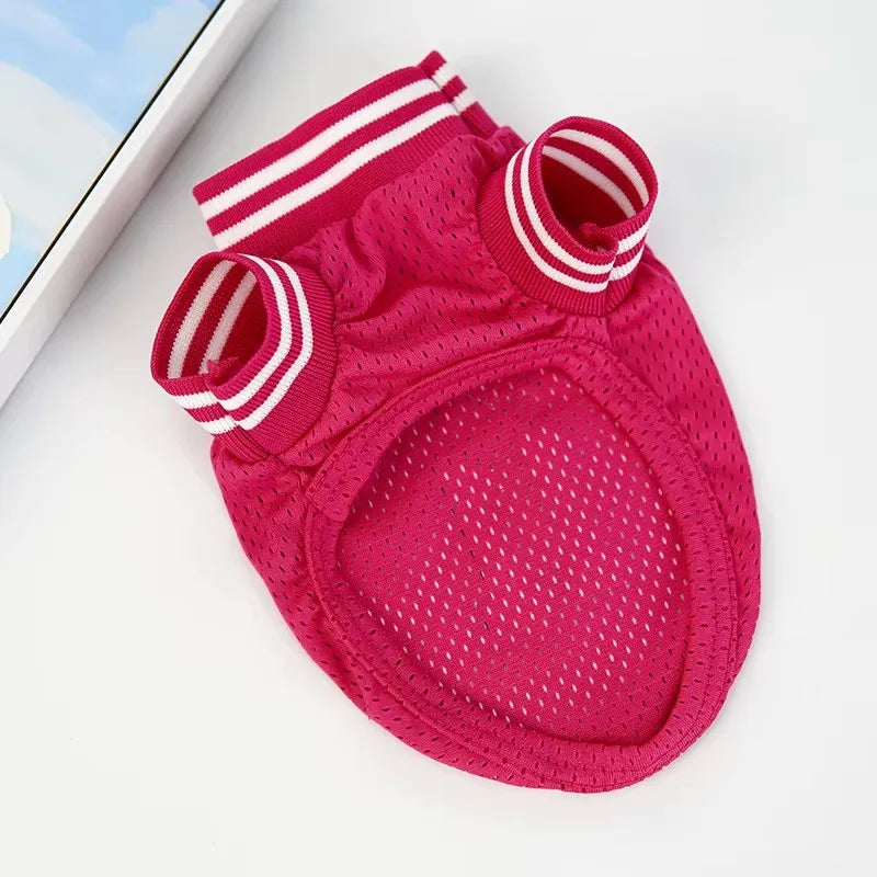 Mesh Breathable Pet Dog Clothes Puppy Vests Casual T - Shirt - pet clothing - THRIXINE