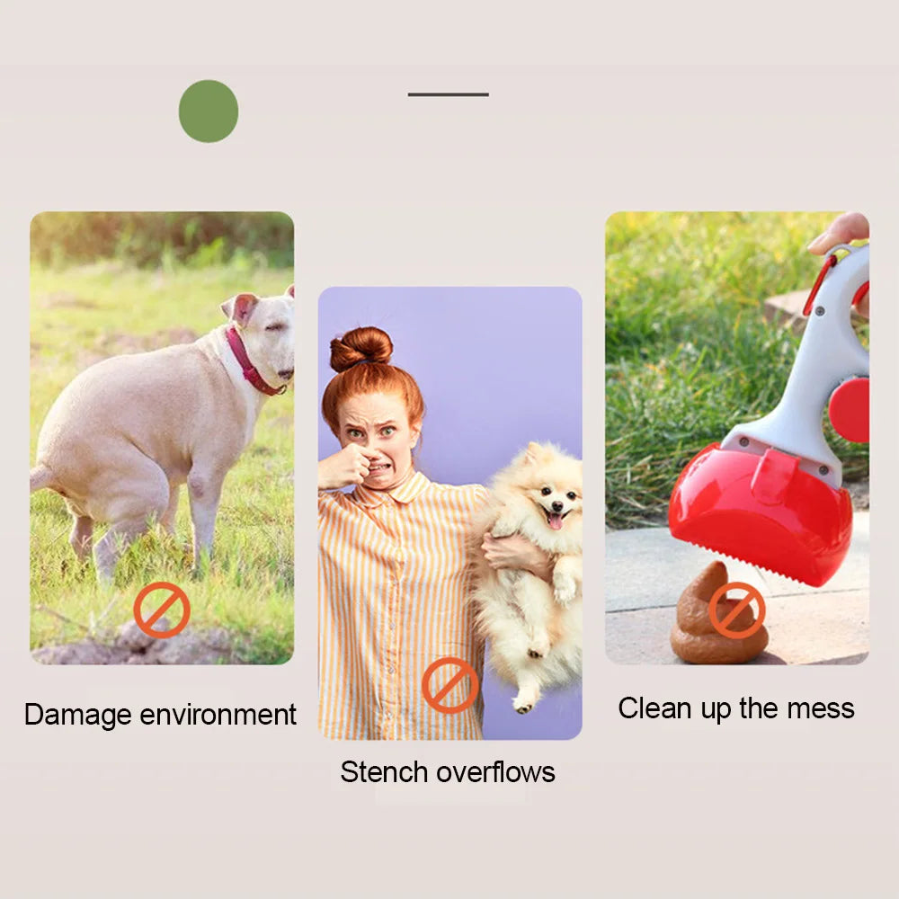 Pet Cat Dog Poop Bags Disposable Dog Waste Bags Bulk Poop Bags Dispenser biodegradable Bag Outdoor Home Clean Refill Garbage Bag - Purrfect Pet Kingdom