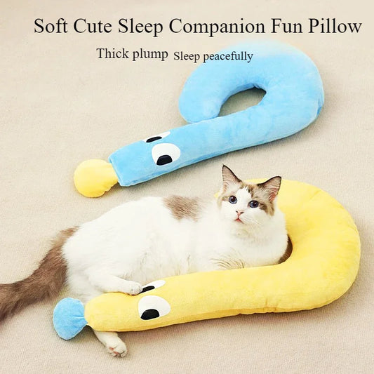 All-Season Pet Comfort Pillow - Versatile Sleeping Mat for Dogs & Cats