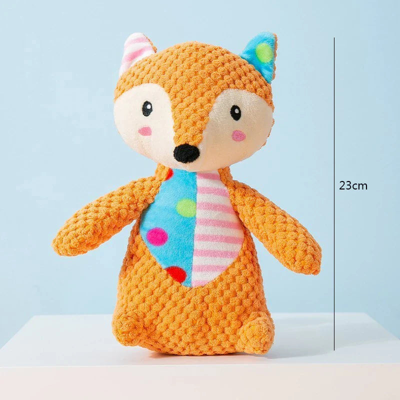 Plush Animal Puzzle Toy Interactive Squeaky ๐ฏ - Purrfect Pet Kingdom