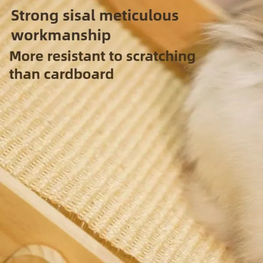 Cat Recliner Lounge - Portable Sisal Scratching Sofa