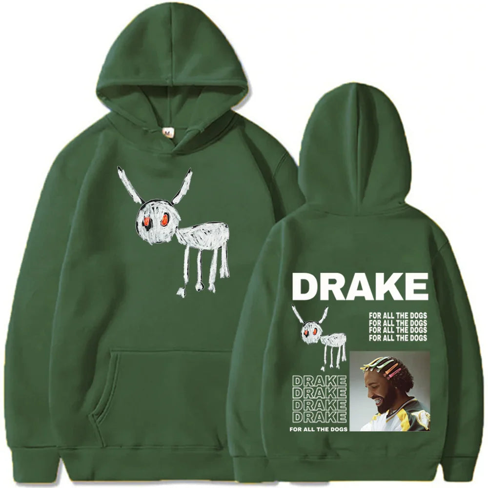 Drake Dog Hoodie - Harajuku Pullover