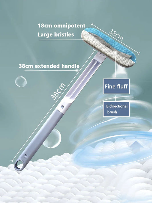 Multifunctional Pet Hair Remover Brush Long Handle Window Cleaning Brush Pet Fur Cleaning Tool Manual Cat Dog Hair Remover Brush - WTN Essentials