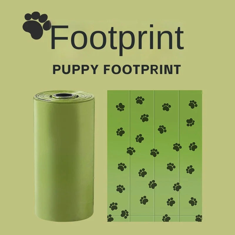Dog Poop Bag Biodegradable Pet Dog Poop Bag Zero Waste Dog Pooper Bags Paw Doggy Litter Poop Bag Dog Poop Bag Dispenser - Purrfect Pet Kingdom