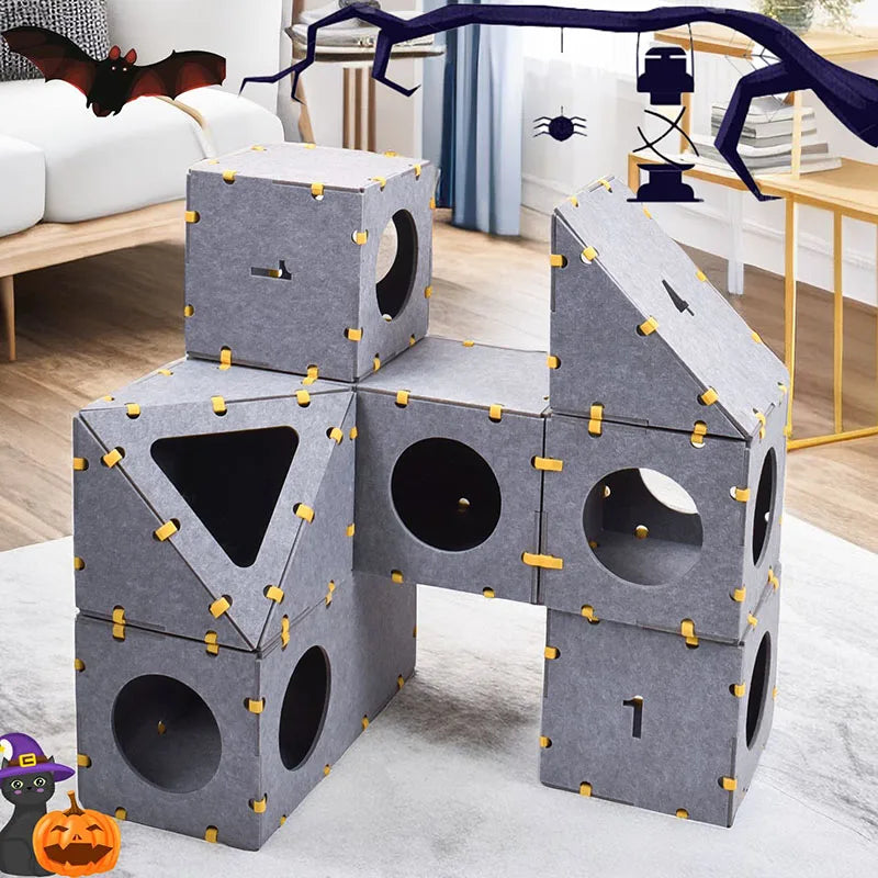 Cat Amusement Park Game Climbing Cubes ๐ฑ