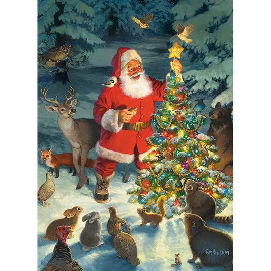 Santa's Tree 1000 Piece Jigsaw Puzzle Cobble Hill