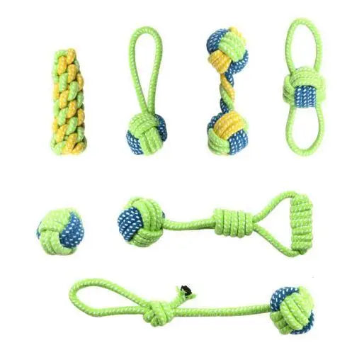 Dog Rope Toys Interactive Cotton Puppies Adults 14.1oz 🦴
