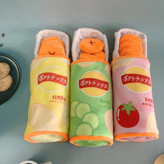 Pet Potato Chip Food Toys Cat and Dog Toys Pet Sniffing