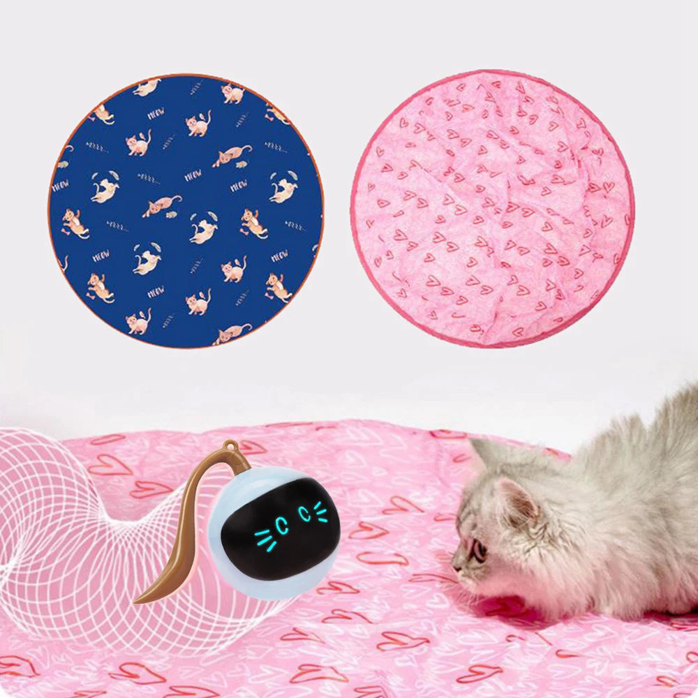 Interactive Cat Toy LED Self Rotating Smart Ball ๐ฑ