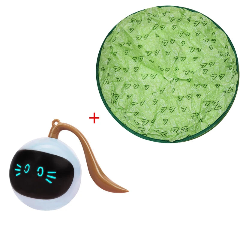Interactive Cat Toy LED Self Rotating Smart Ball ๐ฑ