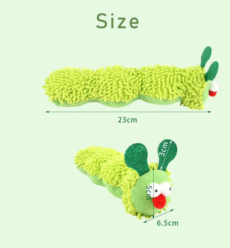 Cat Chew Caterpillar Catnip Toy - Silvervine Molar & Dental Health