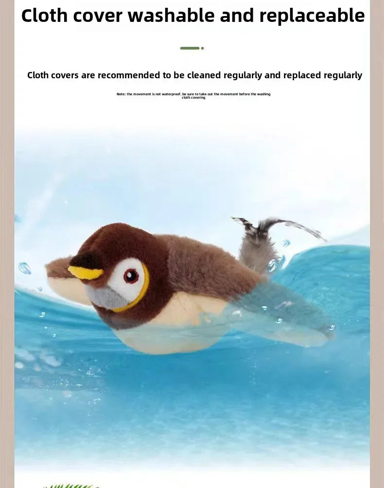 Cat Interactive Toys - Catnip Electric Bird Touch-Activated USB Rechargeable - Purrfect Pet Kingdom