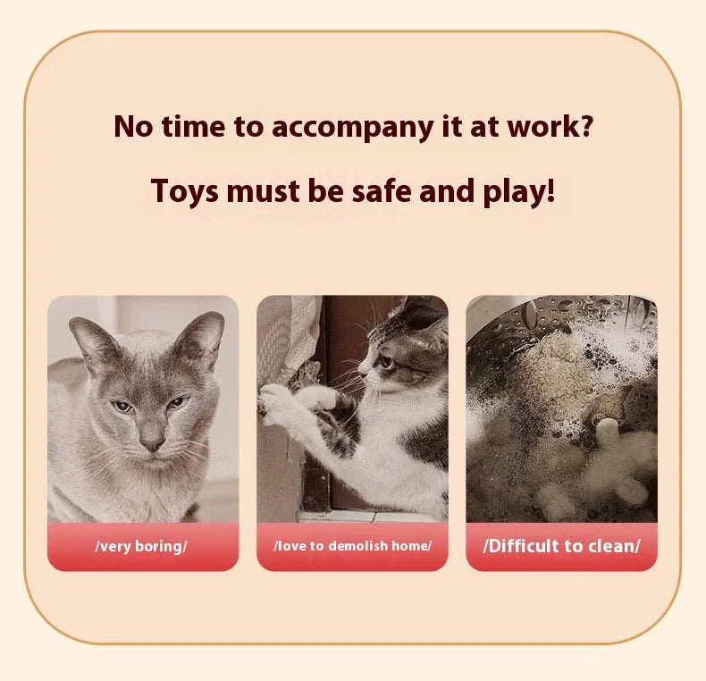 Rechargeable Interactive Smart Cat Toy - Automatic Rolling Ball Pet Accessories
