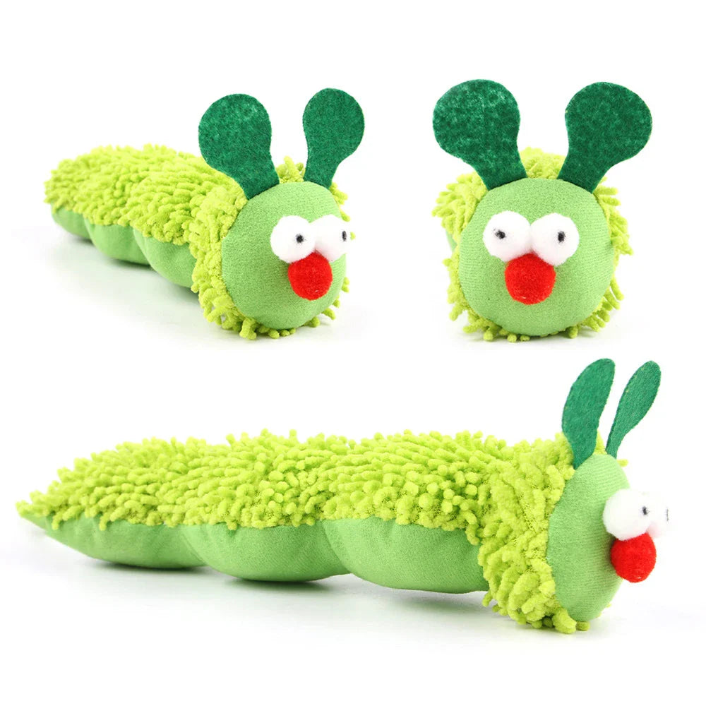 Cat Chew Caterpillar Catnip Toy - Silvervine Molar & Dental Health