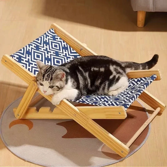 Cat Recliner Lounge - Portable Sisal Scratching Sofa