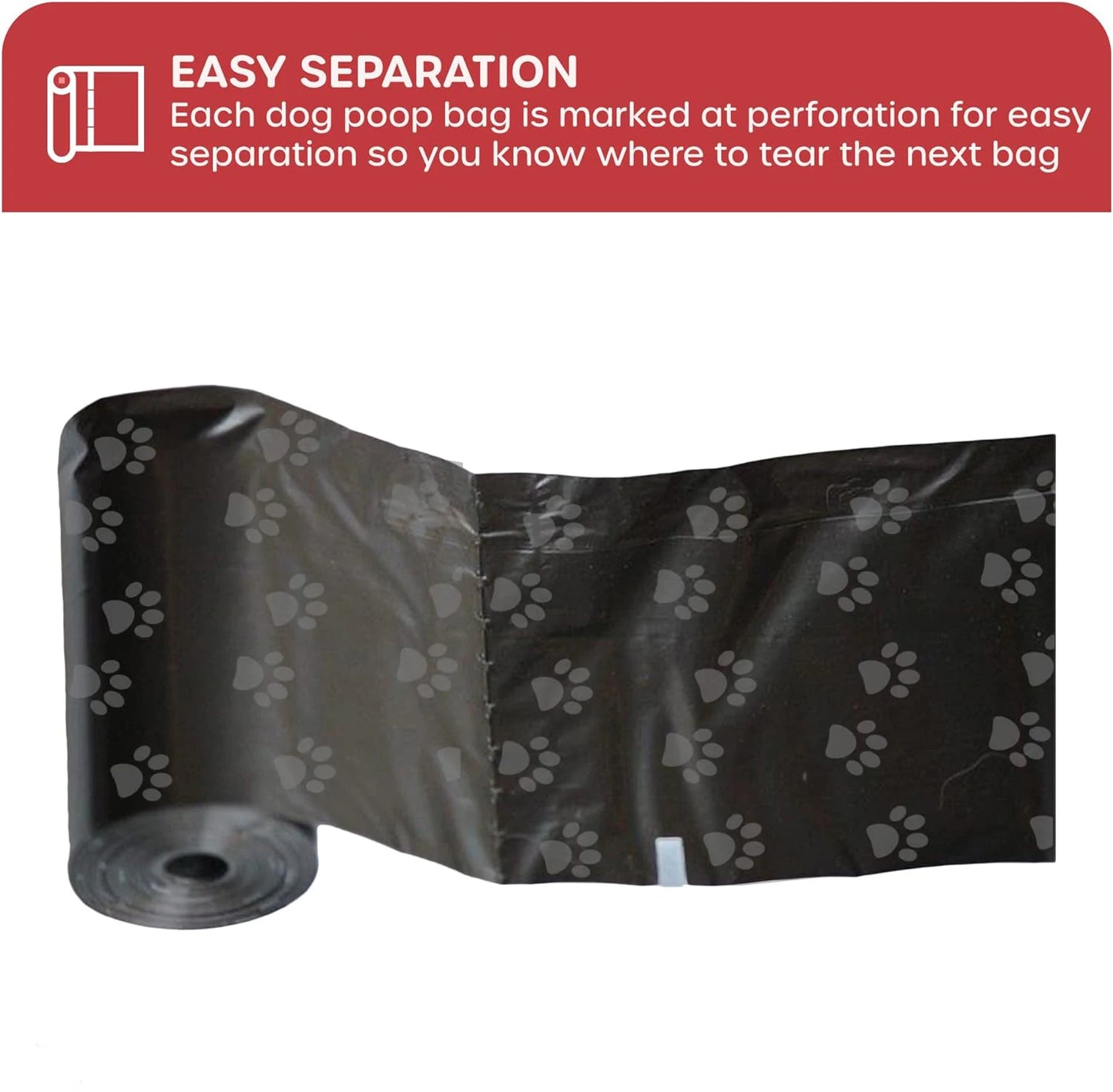 Biodegradable Dog Poop Bags 1/3/5/10/15Rolls Outdoor Cleaning Waste Bag with Breakpoint, Puppy Cat Animal Stool Bag Pet Supplies - Purrfect Pet Kingdom