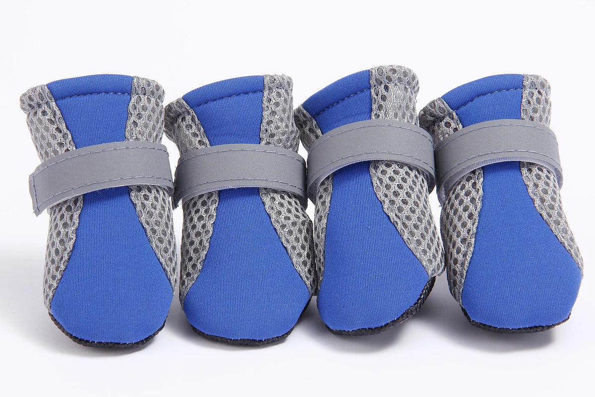 Waterproof Pet Rain Boots - Breathable Outdoor Shoes for Dogs & Cats