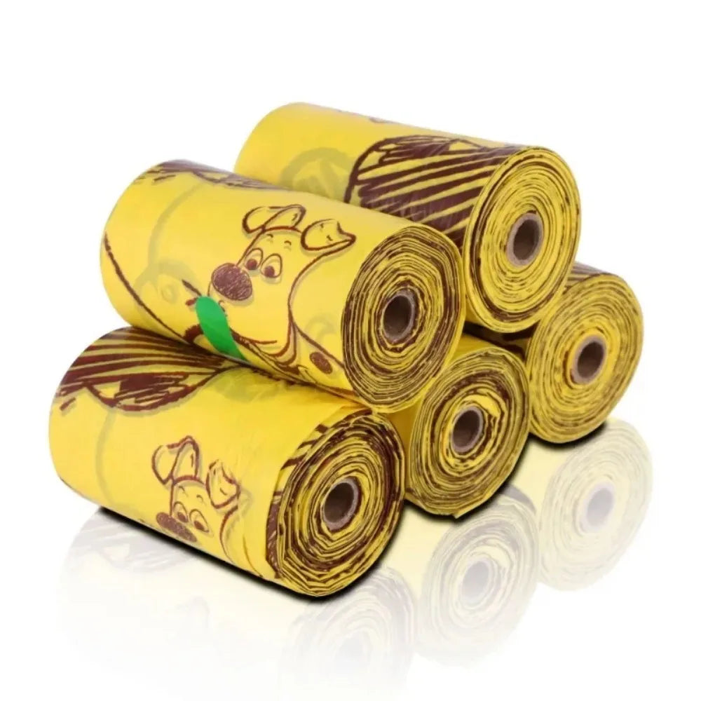 Dog Poop Bags Disposable Biodegradable Environmentally Friendly Garbage Bags Doggie Outdoor Home Clean Bag bolsas caca perro - Purrfect Pet Kingdom