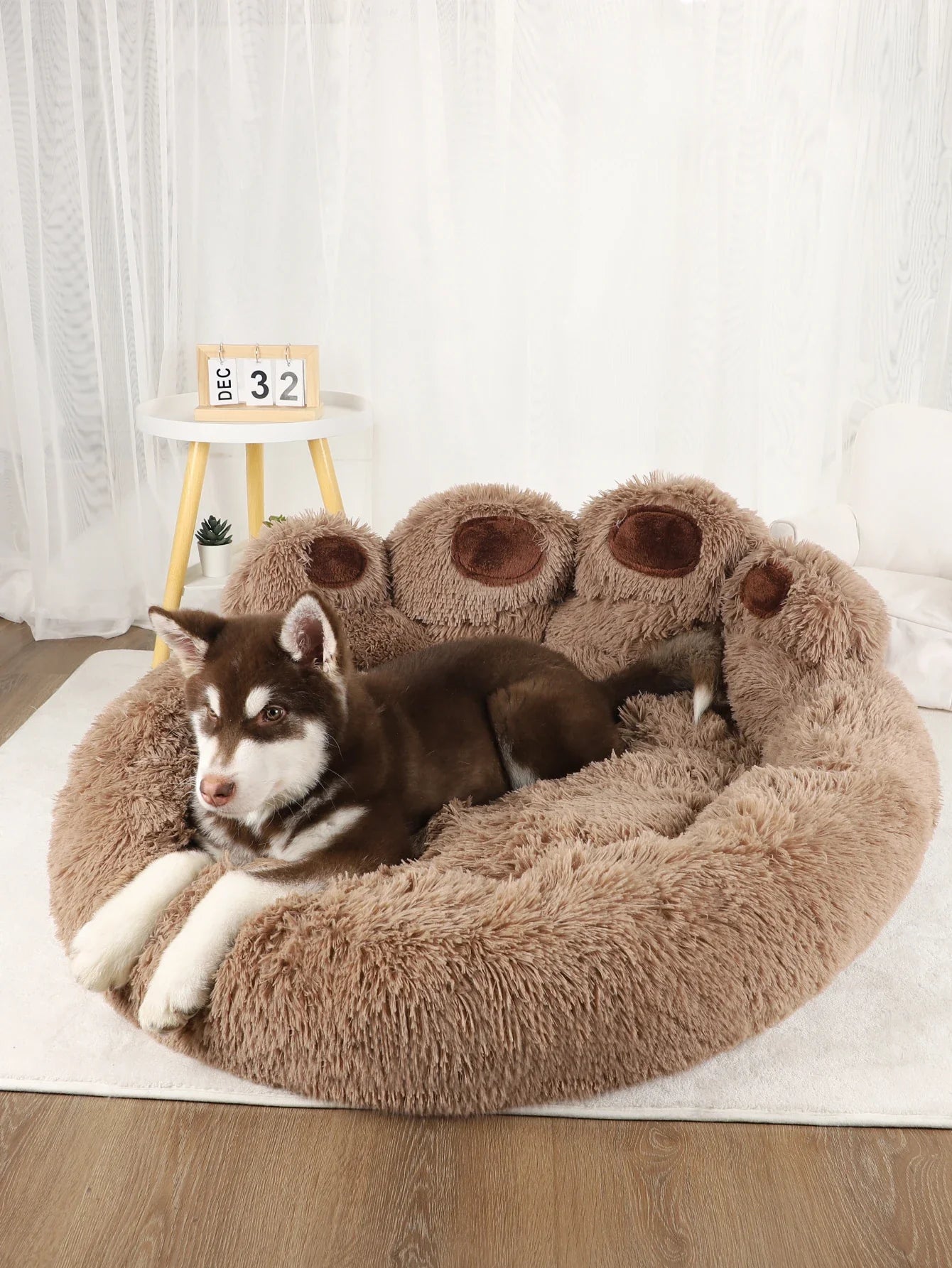 Luxury Fluffy Pet Bed - Cloud-Like Comfort Basket