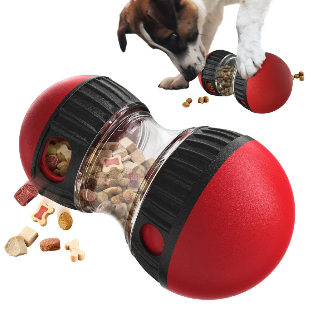 Pet Dog Treat Dispenser Toy - Interactive Slow Feeder for All Dog Sizes