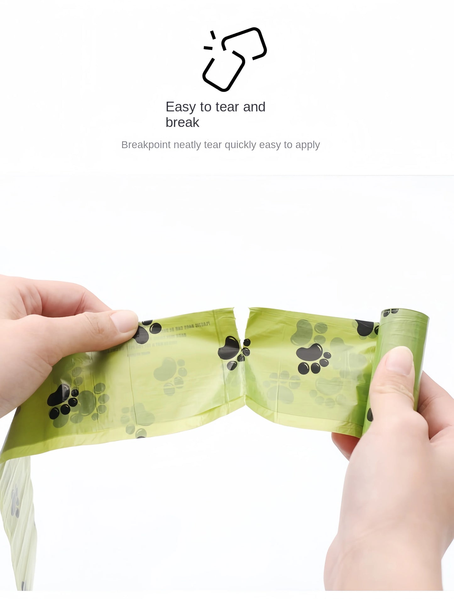 Dog Poop Bag Biodegradable Pet Dog Poop Bag Zero Waste Dog Pooper Bags Paw Doggy Litter Poop Bag Dog Poop Bag Dispenser - Purrfect Pet Kingdom