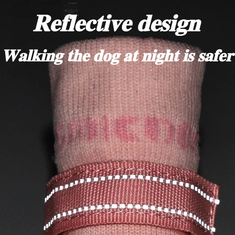 Waterproof Outdoor Dog Walking Shoes - Anti-Slip Breathable Pet Accessories