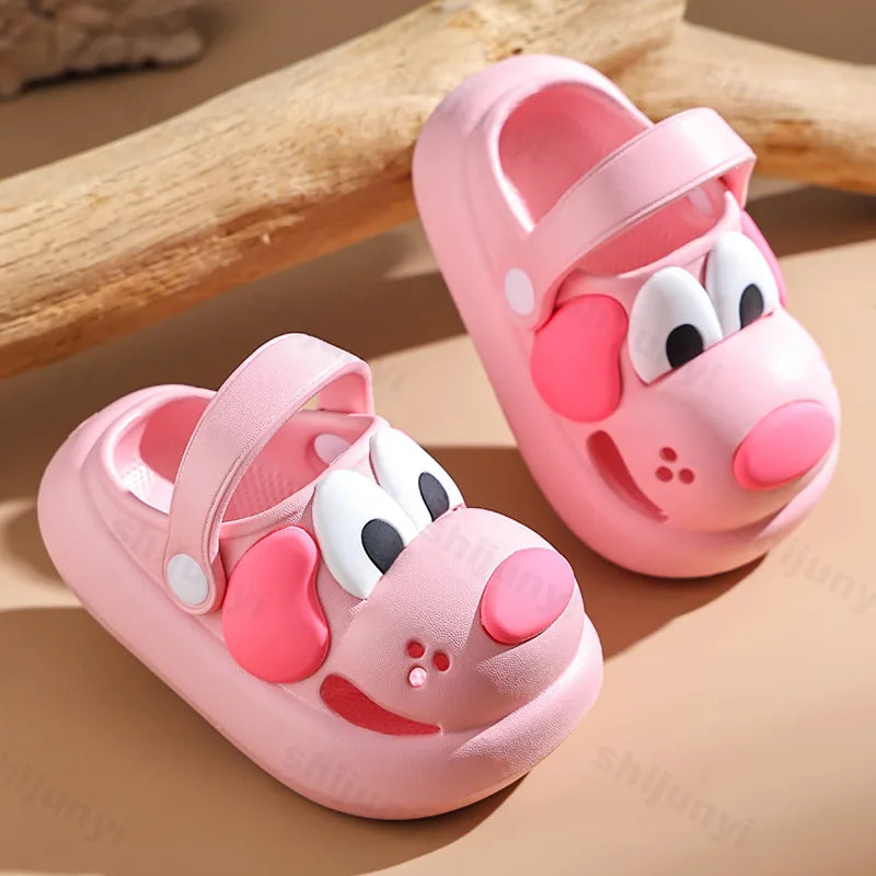 šļø 3D Dog Clogs Beach Sandals - Ultimate EVA Summer Paradise for Kids