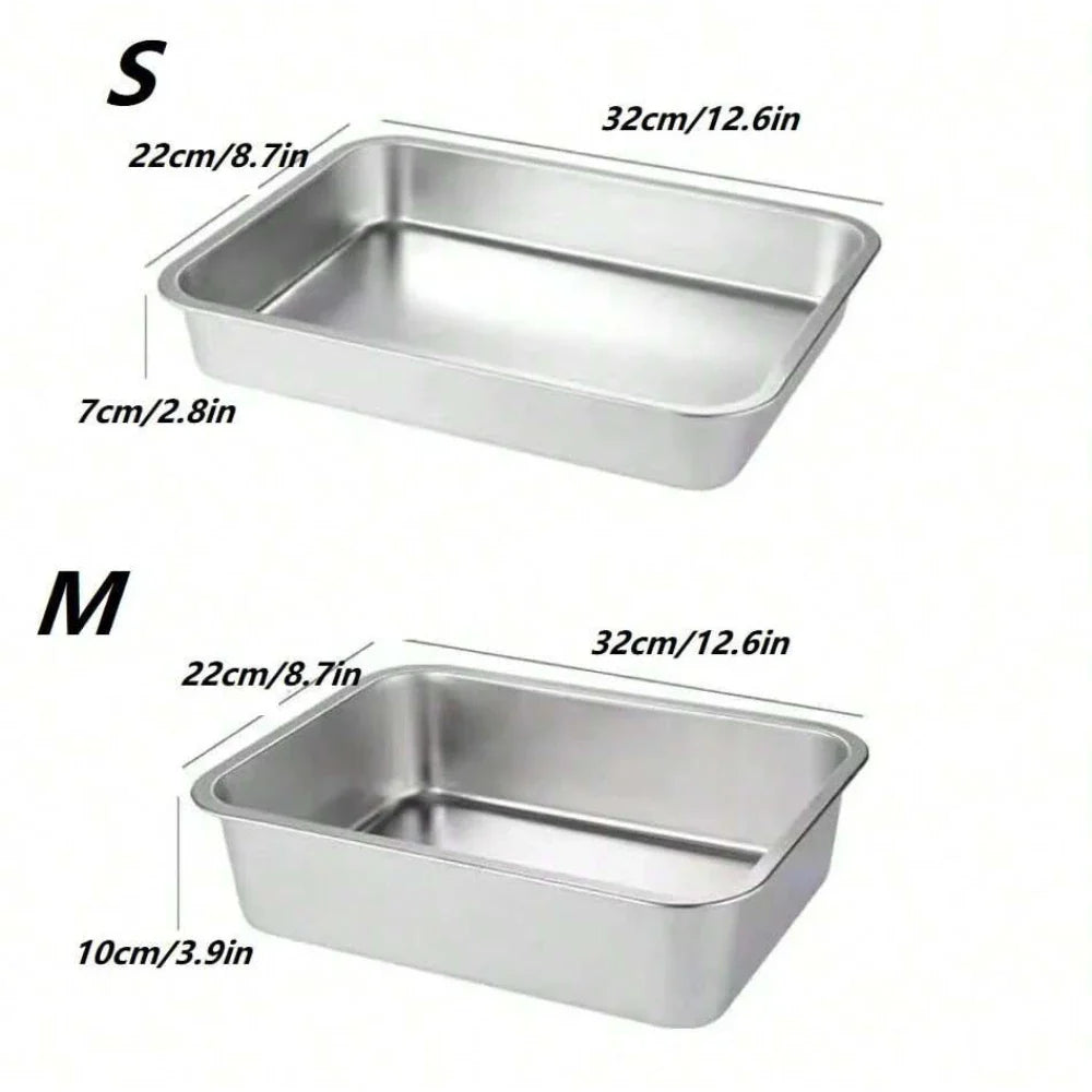 Heavy-Duty Stainless Steel Dog Bowl