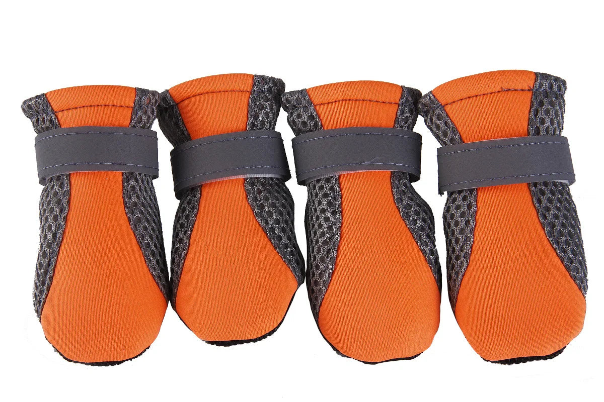 Waterproof Pet Rain Boots - Breathable Outdoor Shoes for Dogs & Cats