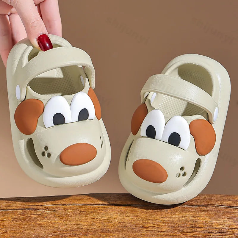 šļø 3D Dog Clogs Beach Sandals - Ultimate EVA Summer Paradise for Kids