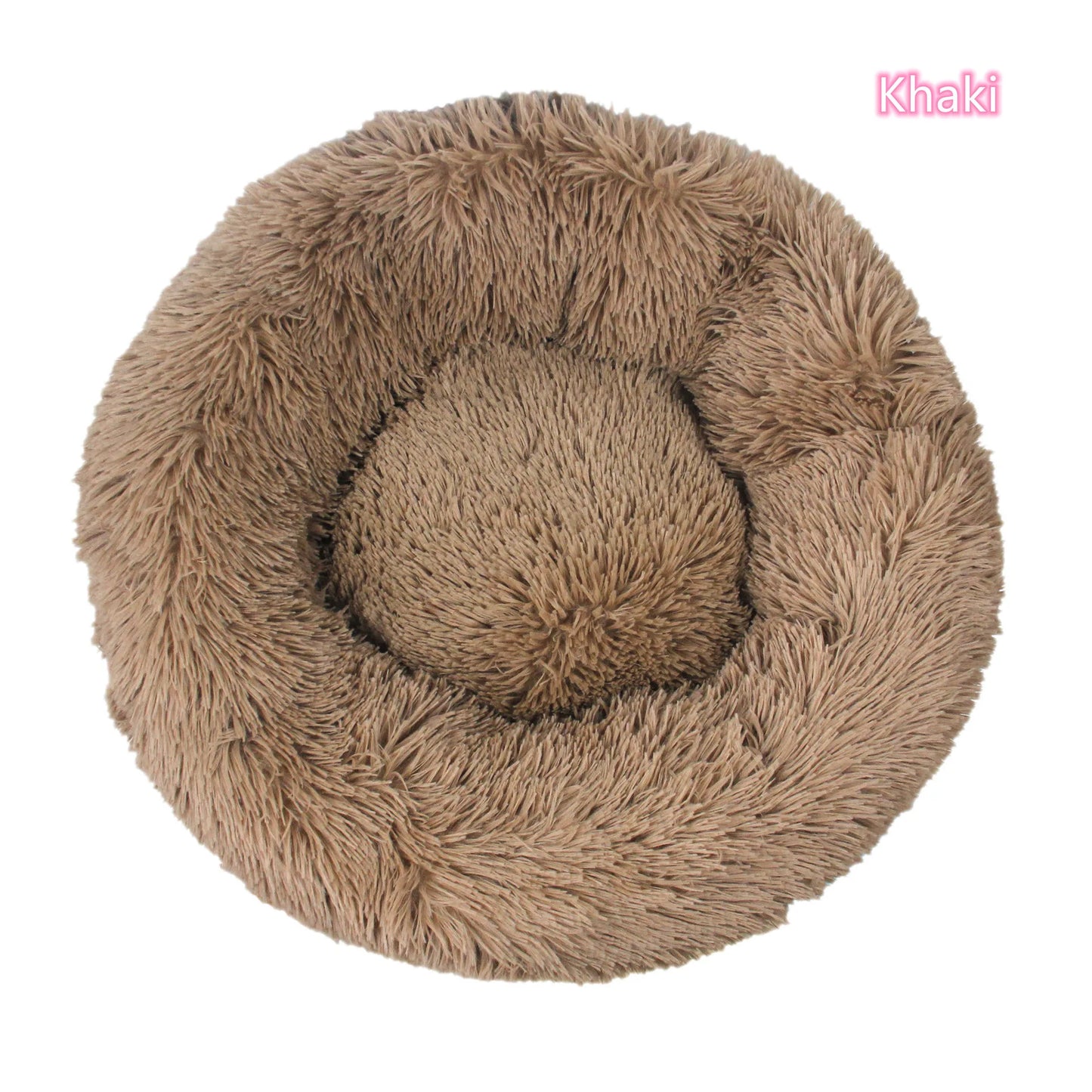 Super Soft Pet Cat Bed - Plush Donut Calm Bed Washable Sleeping Artifact - Purrfect Pet Kingdom