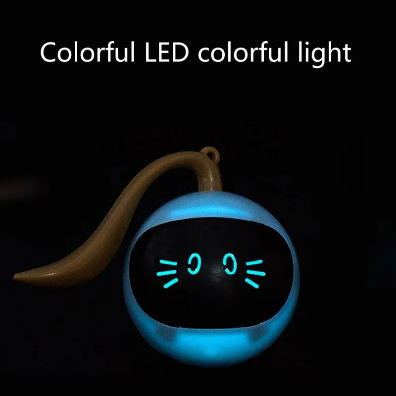 Interactive Cat Toy LED Self Rotating Smart Ball ๐ฑ