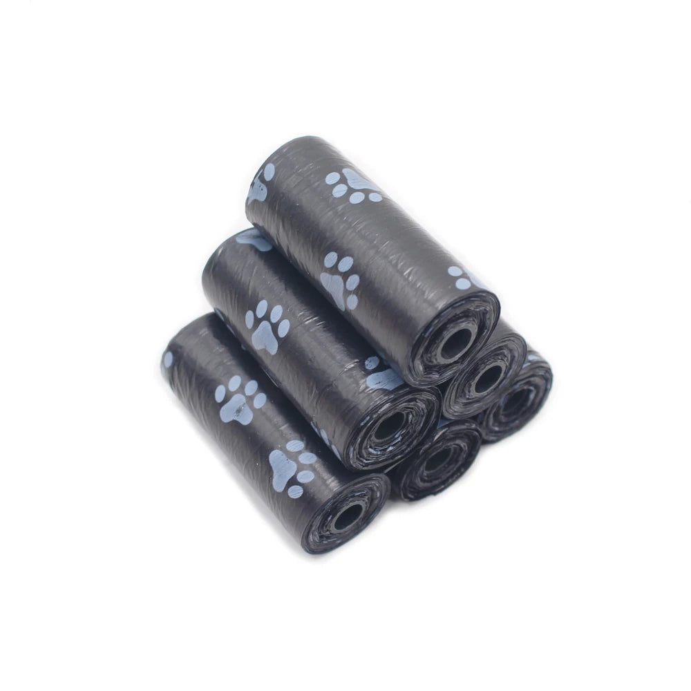 Biodegradable Dog Poop Bags 1/3/5/10/15Rolls Outdoor Cleaning Waste Bag with Breakpoint, Puppy Cat Animal Stool Bag Pet Supplies - Purrfect Pet Kingdom
