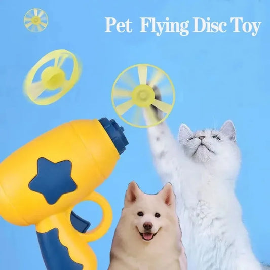 Interactive Cat Toy – Flying Disc Shooting Gun - WTN Essentials