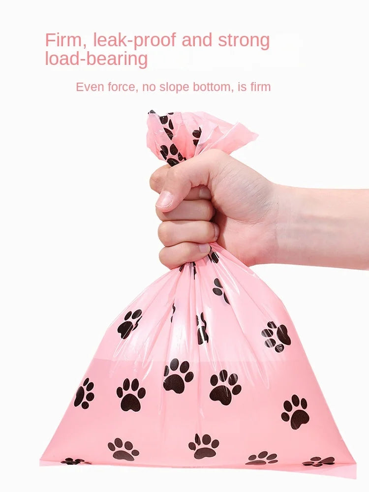 Dog Poop Bag Biodegradable Pet Dog Poop Bag Zero Waste Dog Pooper Bags Paw Doggy Litter Poop Bag Dog Poop Bag Dispenser - Purrfect Pet Kingdom