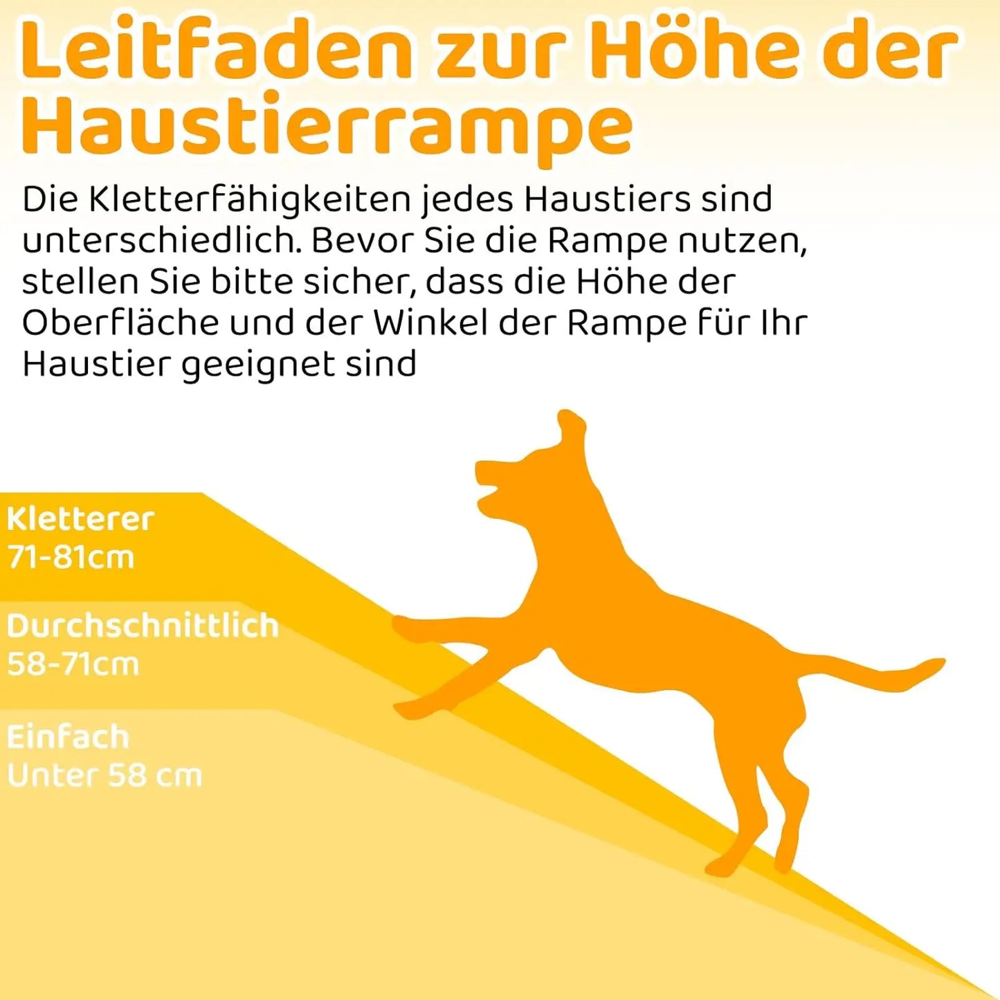 Folding Pet Ramp for Cars - 156cm