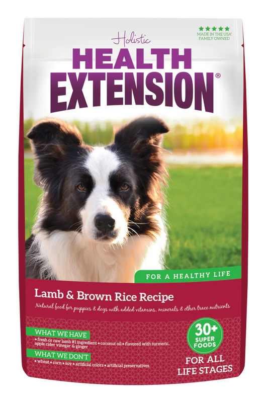 Health Extension All Life Stages Lamb and Brown Rice Dog Food - Dry Dog Food - The Family Pet