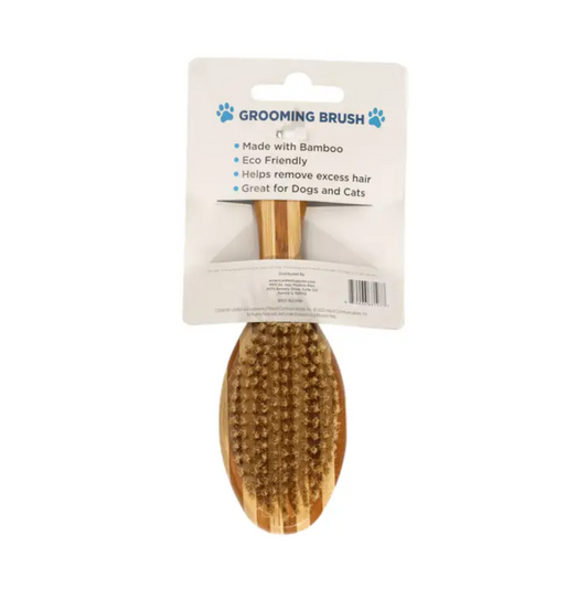 Country Living Dual-Sided Natural Wood Dog Brush -