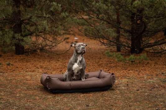 Waterproof Sleeper Dog Bed Brown