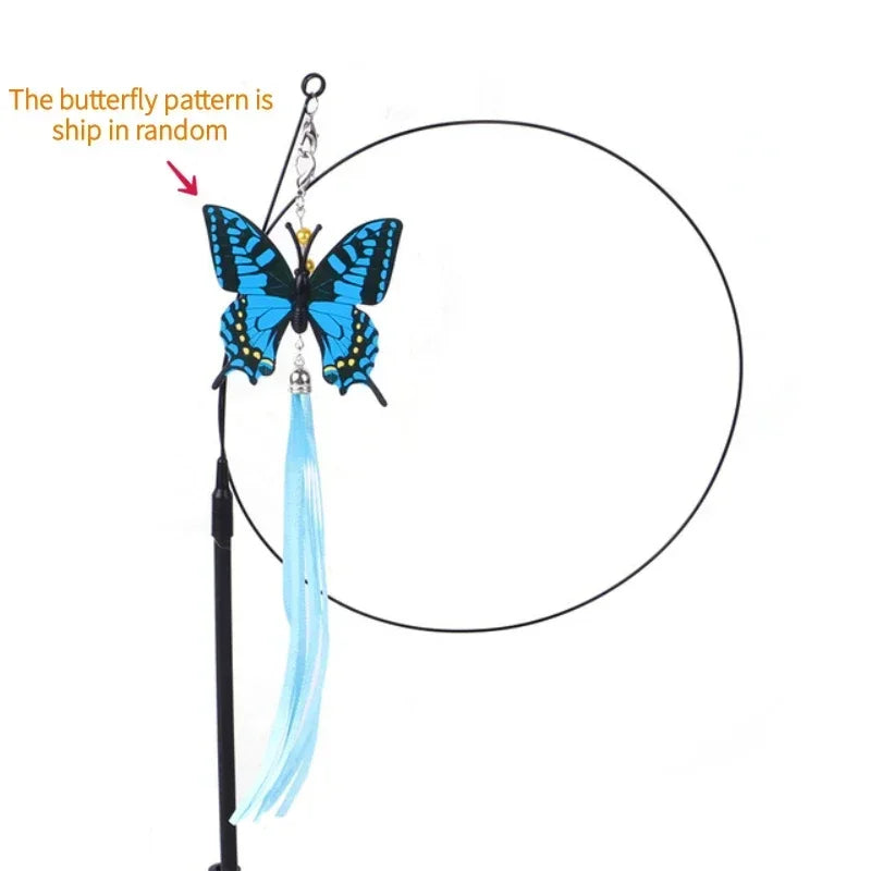 Realistic Bird Cat Toy - Interactive Feather Hunt