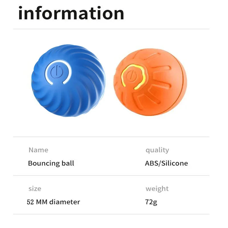 Dog Toy Ball Smart Auto Bouncing USB ⚽