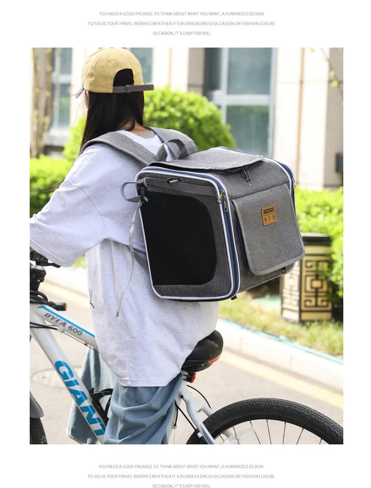 Nordic Pet Travel Backpack - Adventure Ready Carrier for Small Dogs & Cats