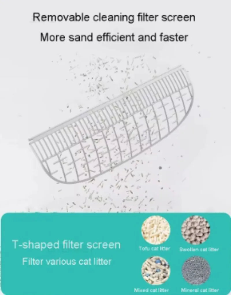 Tonepie Cat Litter Box Filter Screen Mesh Replacement 🧼