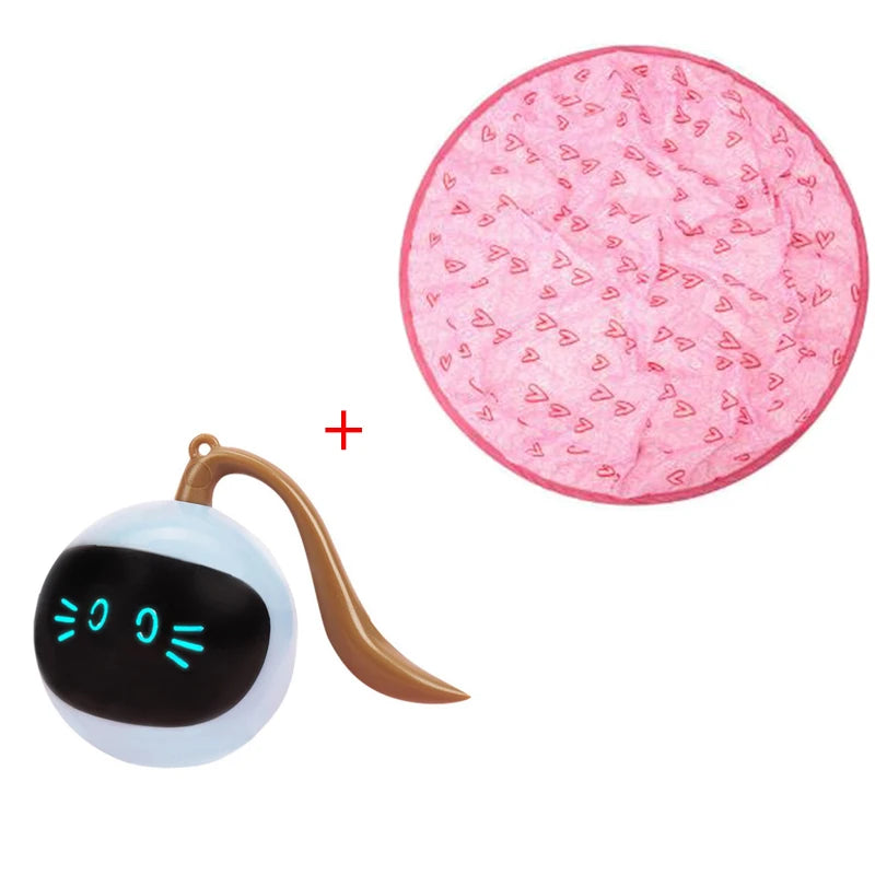 Interactive Cat Toy LED Self Rotating Smart Ball ๐ฑ