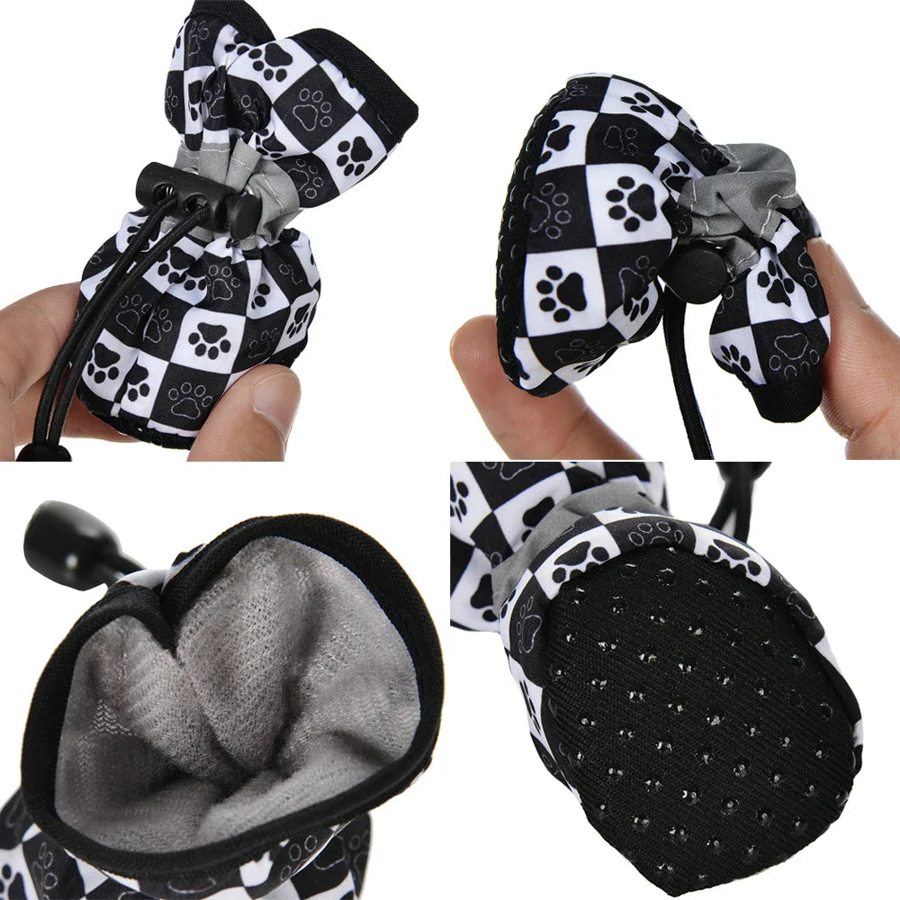 Summer Dog Paw Protectors - Waterproof Anti-Slip Shoes for Small & Medium Dogs