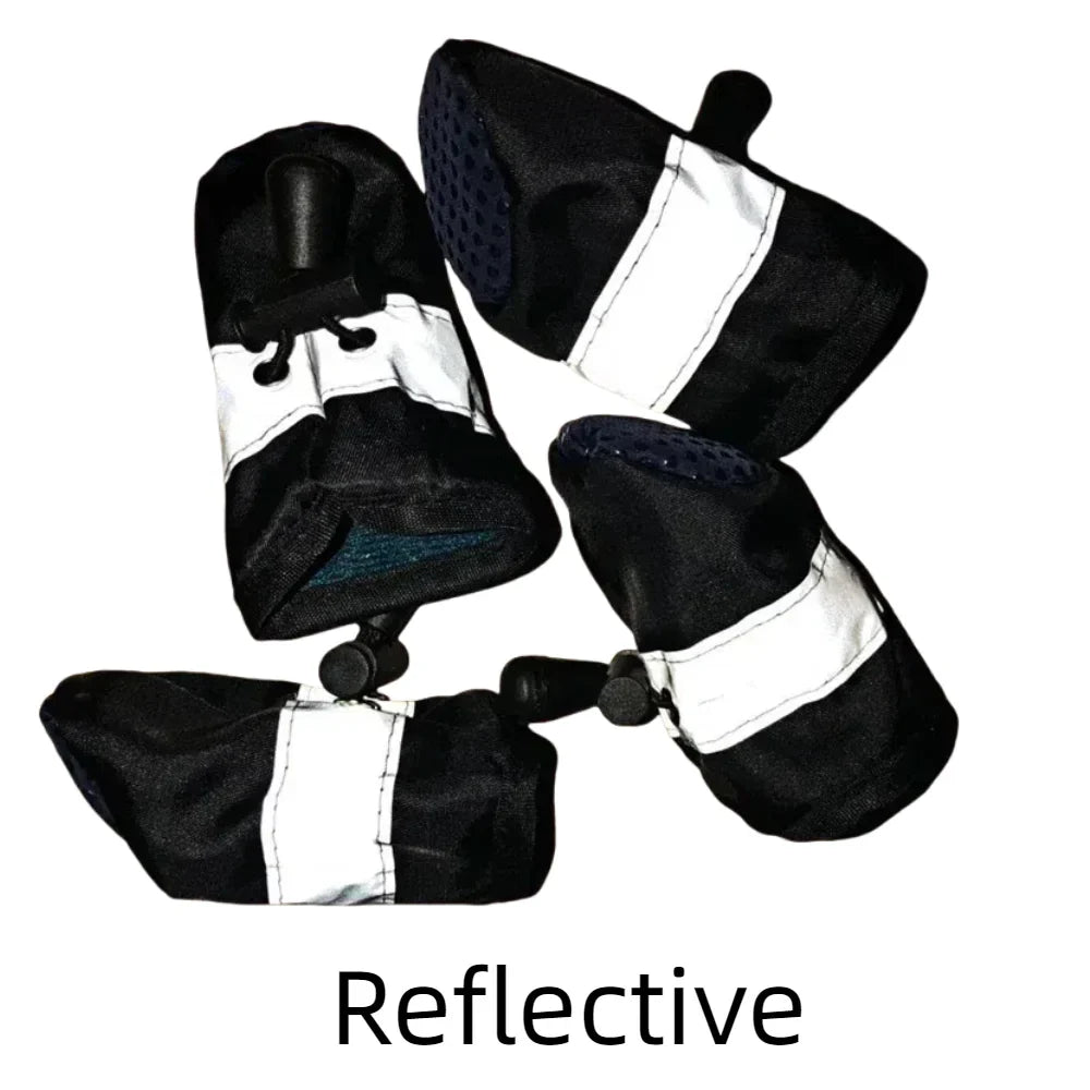 Summer Dog Paw Protectors - Waterproof Anti-Slip Shoes for Small & Medium Dogs