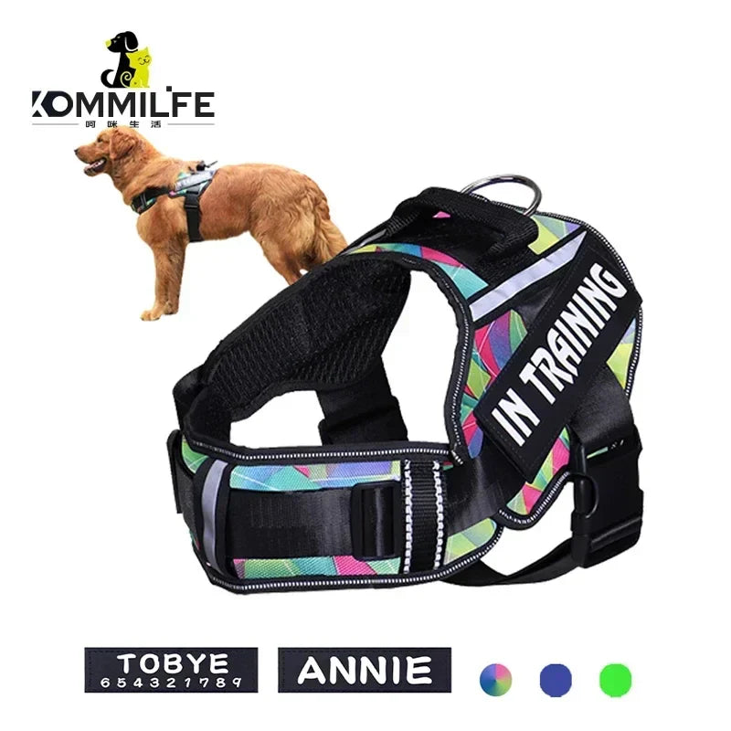 Adjustable Reflective Dog Harness - Purrfect Pet Kingdom