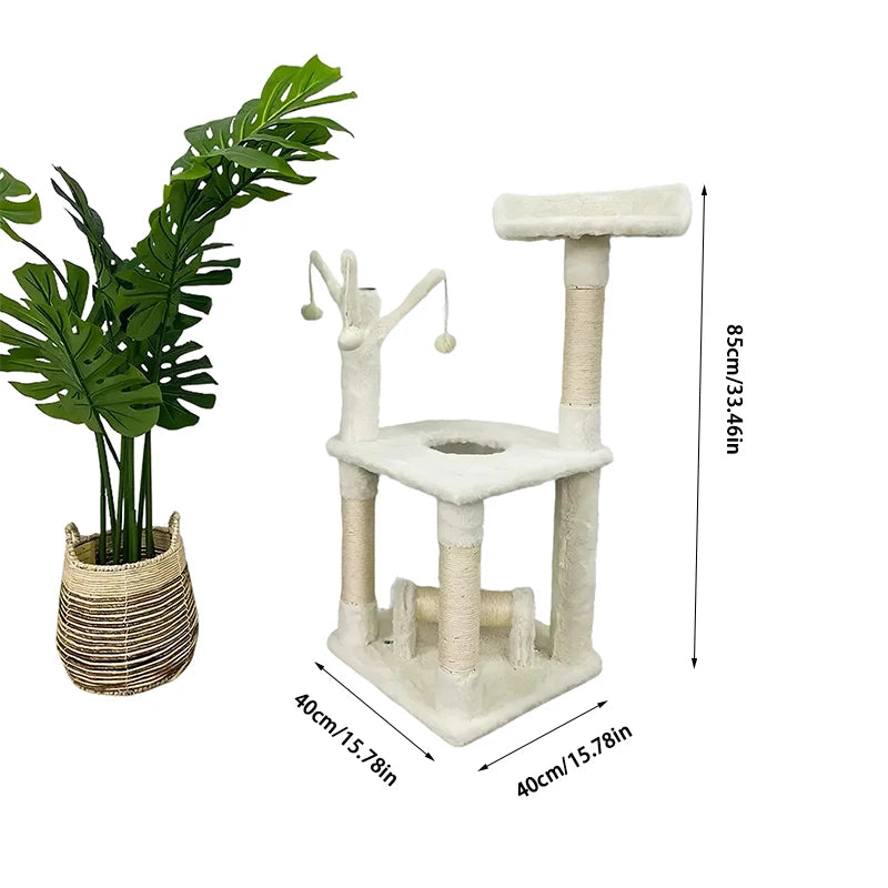 Cat Tree Large Hammock Top Perch Indoor Cats ๐ฑ